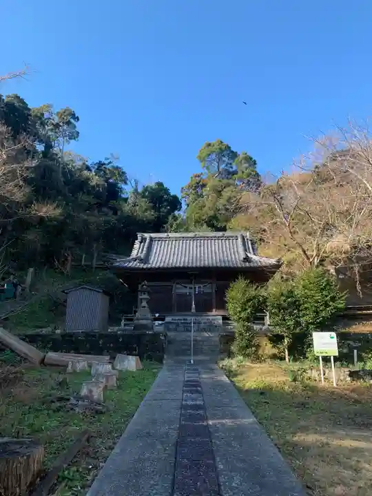 神明神社の本殿・本堂