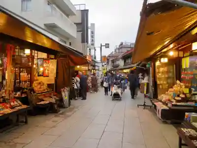 題経寺(柴又帝釈天)の周辺
