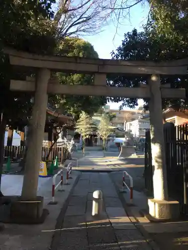 白山神社の鳥居