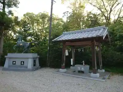 神明神社の手水舎