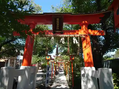 塚越稲荷神社の鳥居