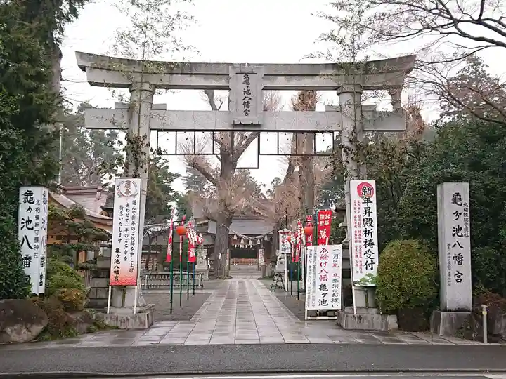 亀ケ池八幡宮の鳥居