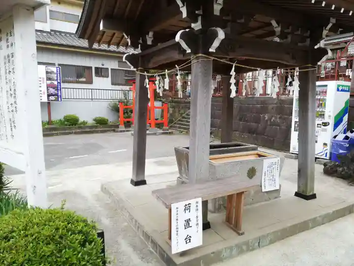 武蔵第六天神社の手水舎