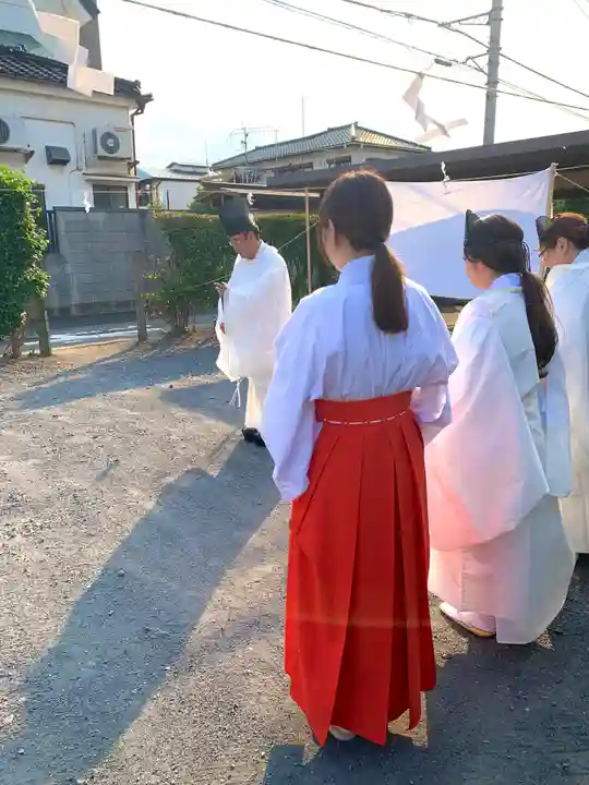 上尾御嶽神社のお祭り