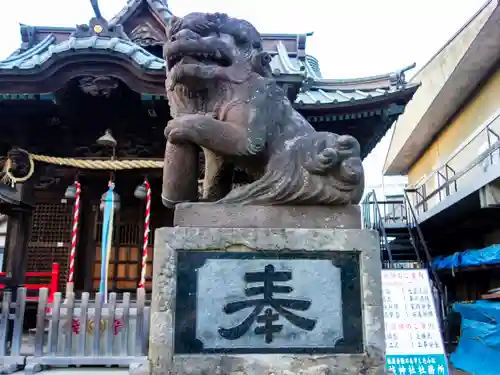 大戸神社の狛犬