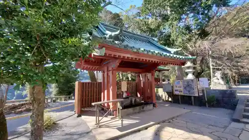 伊豆山神社の手水