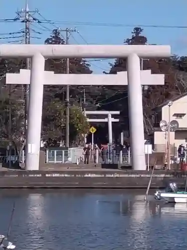 息栖神社の鳥居