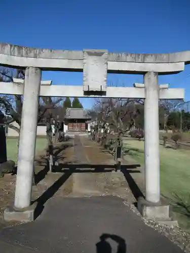 東金野井　天神社の鳥居