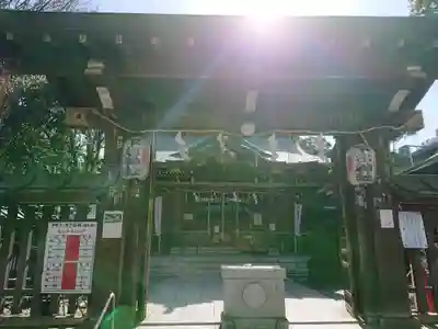 下谷神社の山門・神門