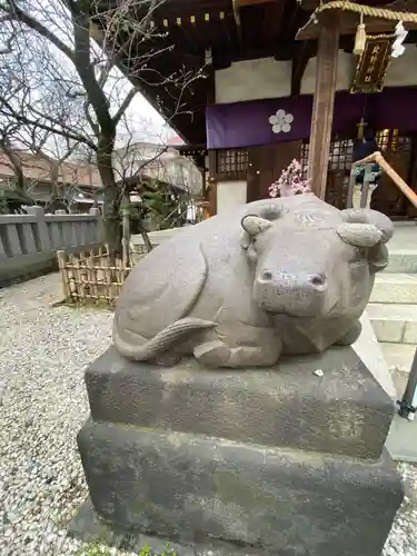 牛天神北野神社の狛犬