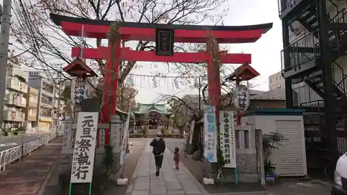 木場 洲﨑神社の鳥居