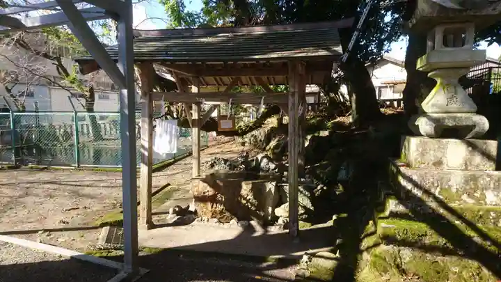 天鷹神社の手水舎