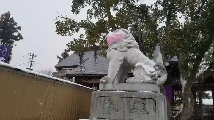 西根神社の狛犬