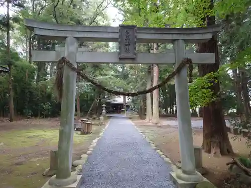 生品神社の鳥居