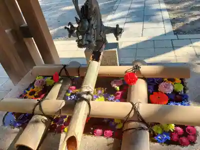 安江八幡宮（金沢水天宮）の手水舎