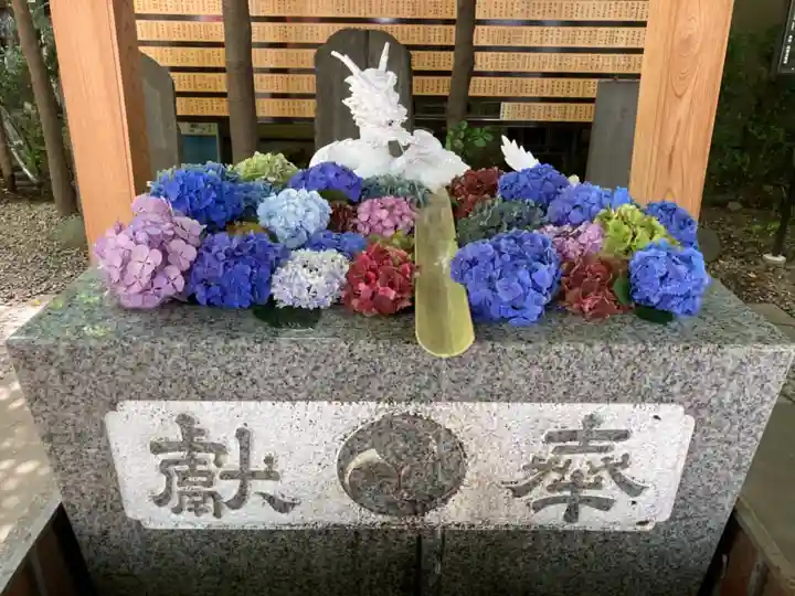 田無神社の手水舎