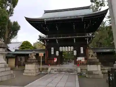 御霊神社(上御霊神社)の山門・神門