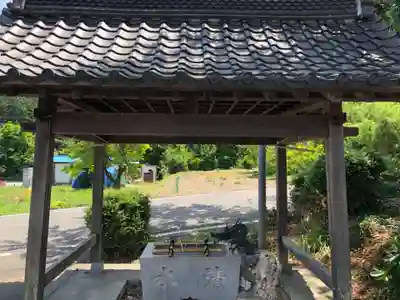 石桉比古比賣神社の手水舎