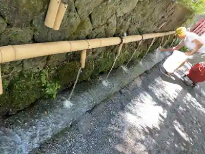 富士山本宮浅間大社の手水舎