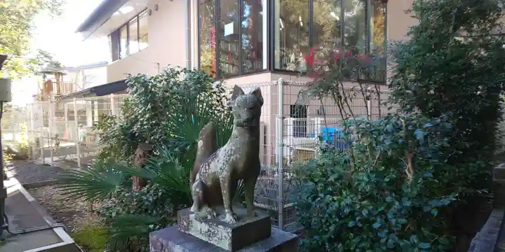 木嶋坐天照御魂神社の狛犬