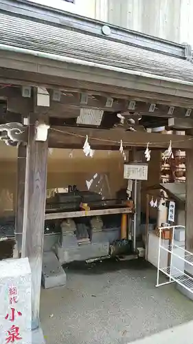 菊名神社の手水舎
