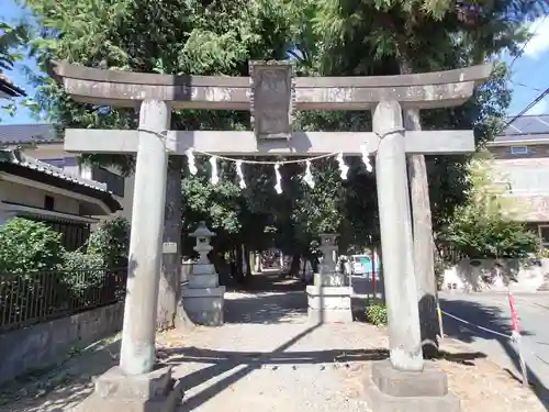 青渭神社の鳥居