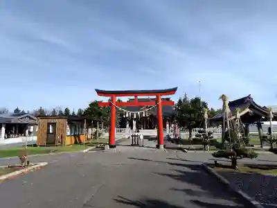 美瑛神社の鳥居