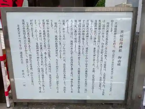 京極稲荷神社の歴史