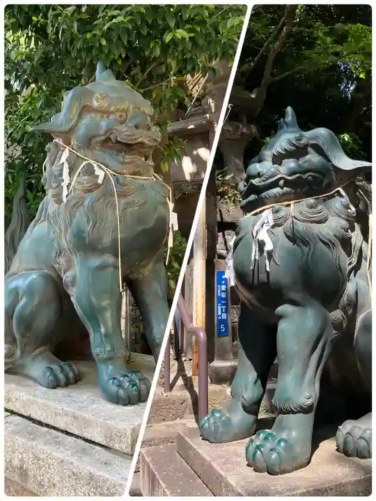 愛宕神社の狛犬