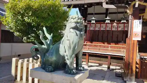 野田恵美須神社の狛犬