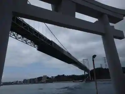 和布刈神社の鳥居