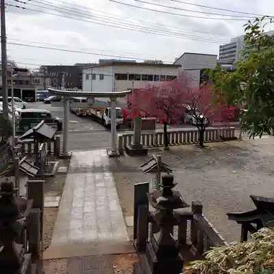 白旗神社（品濃白旗神社）の鳥居
