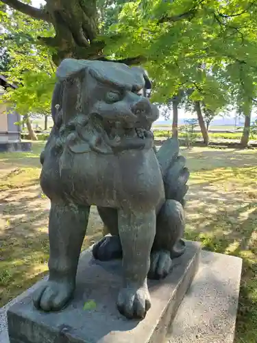 白山神社の狛犬