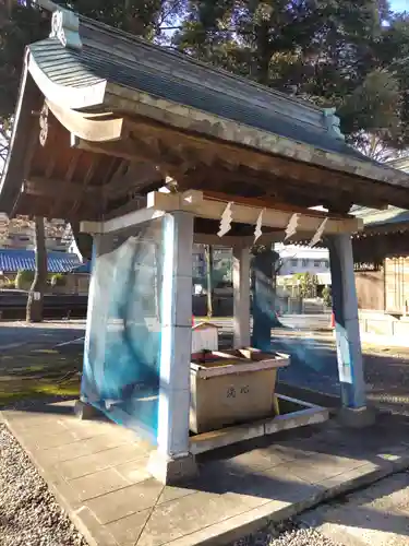 新曽氷川神社の手水舎