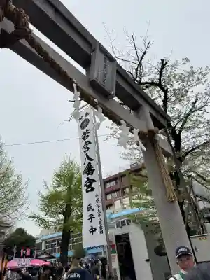 若宮八幡宮 の{uncategorized: "未分類", other: "その他", undefined: "問題あり", building: "その他建物", grave: "お墓", sacred_gate: "鳥居", guardian: "狛犬", statue: "像", buddha: "仏像", history: "歴史", nature: "自然", garden: "庭園", animal: "動物", pagoda: "塔", temizu: "手水舎", mountain_gate: "山門・神門", sanctuary: "本殿・本堂", subordinate: "末社・摂社", art: "芸術", scenery: "景色", jizo: "地蔵", ema: "絵馬", goshuin: "御朱印", omikuji: "おみくじ", items: "授与品その他", amulet: "お守り", goshuincho: "御朱印帳", eats: "食事", festival: "お祭り", votive_dance: "神楽", shichigosan: "七五三参", wedding: "結婚式", experience: "体験その他", initially: "初詣", around: "周辺", anti_infection: "感染症対策"}