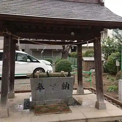 七郷神社の手水舎