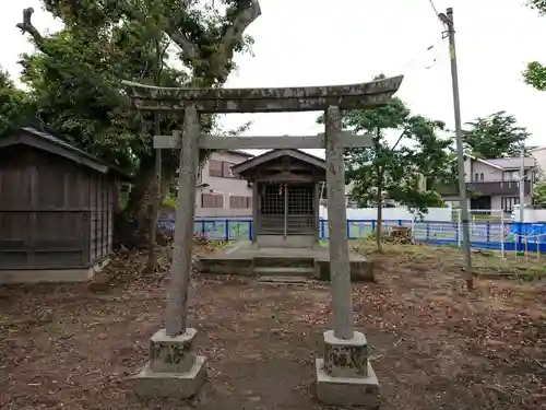 西町八幡神社の鳥居