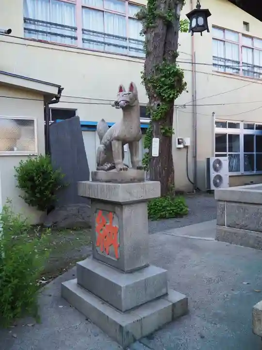 篠原稲荷神社の狛犬