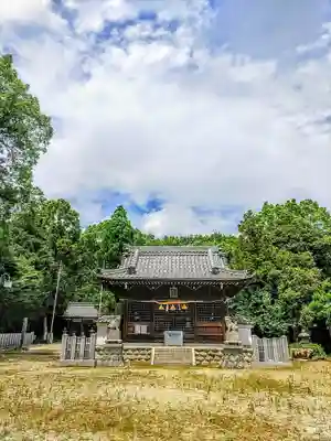 八幡社(間米八幡社)の本殿・本堂