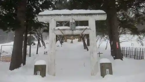 西興部神社の鳥居