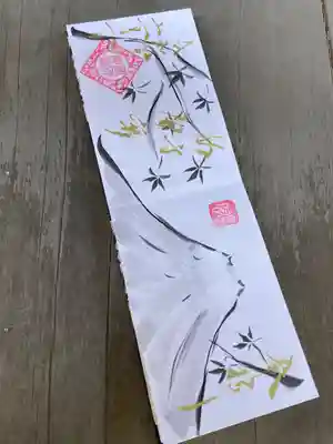 霜月限定　墨絵御朱印