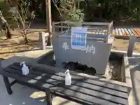 鎌数伊勢大神宮の手水舎