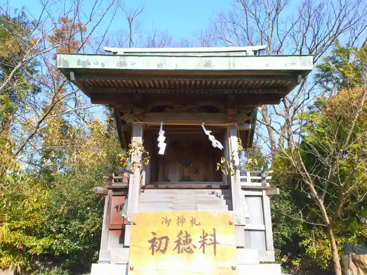 八幡社の本殿・本堂