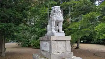 鹿追神社の狛犬