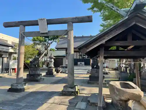 行徳神明神社（豊受神社）の鳥居