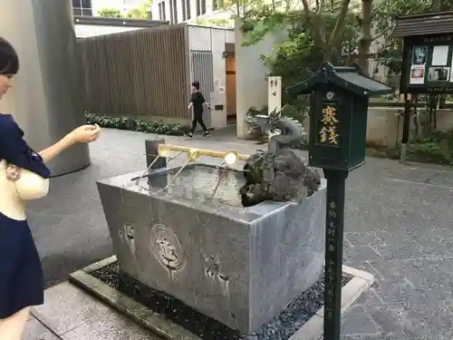 虎ノ門金刀比羅宮の手水舎