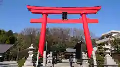 武州柿生琴平神社の鳥居