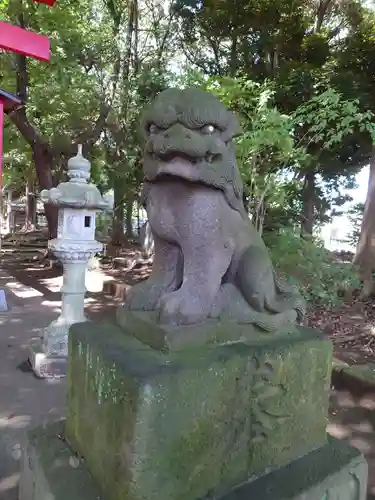 峯ヶ岡八幡神社の狛犬