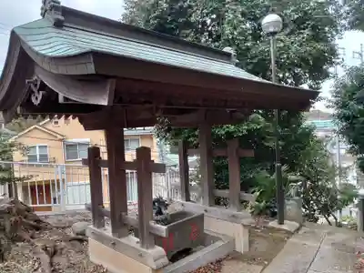 勝田杉山神社の手水舎
