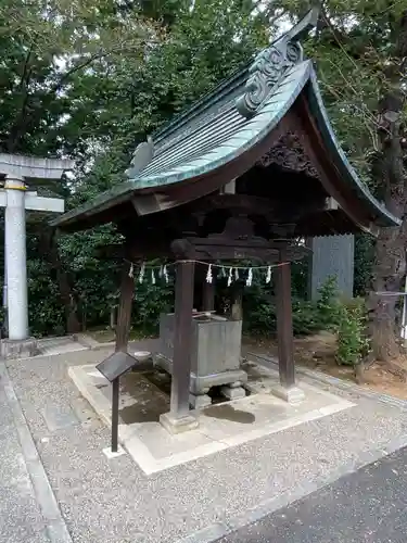 狭山八幡神社の手水